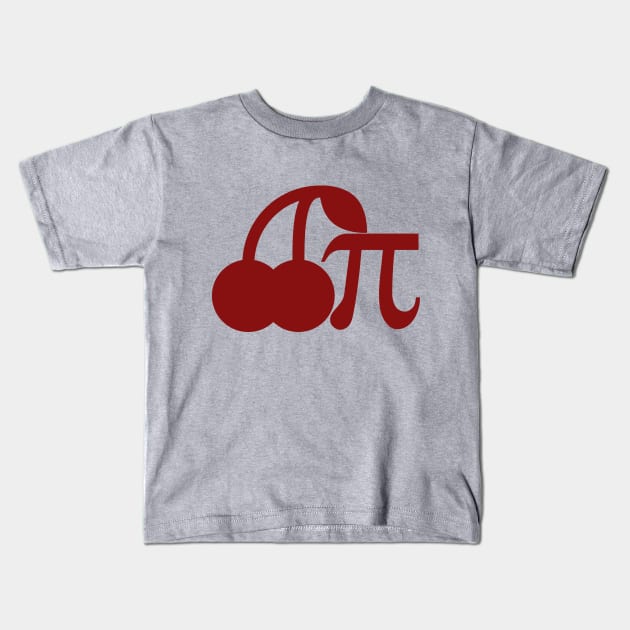 Cherry Pi Day Kids T-Shirt by bubbsnugg